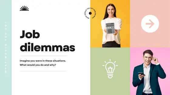 Work dilemmas – What would you do? (level up) – cover