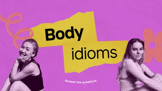 Idioms – body parts – cover