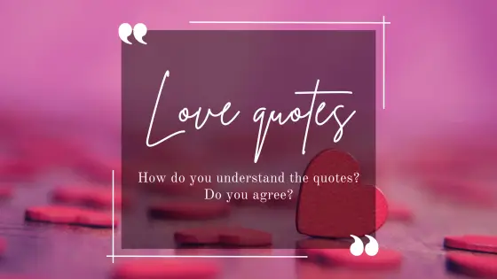 Famous quotes – love – cover