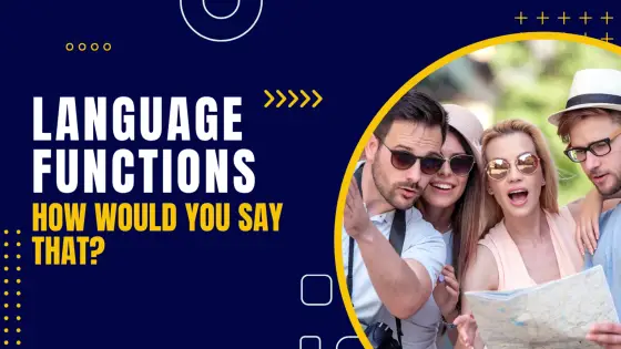 Language functions – everyday situations – cover