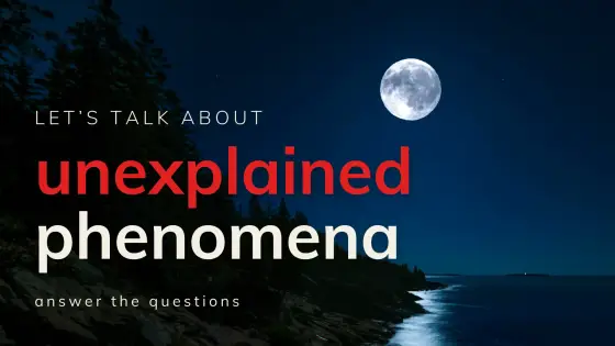 Unexplained phenomena – cover