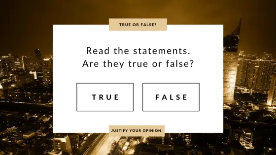 True or false? – social issues – cover