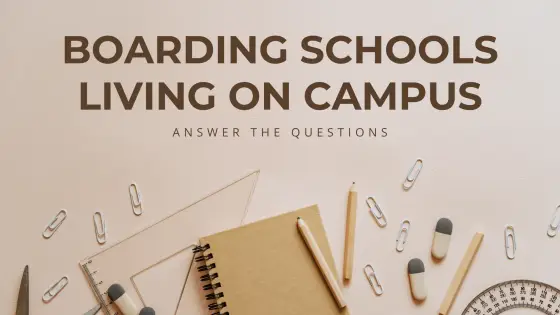 Boarding schools, living on campus – cover