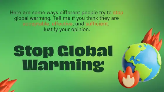 Global warming and how to stop it – Good idea or bad idea? – cover