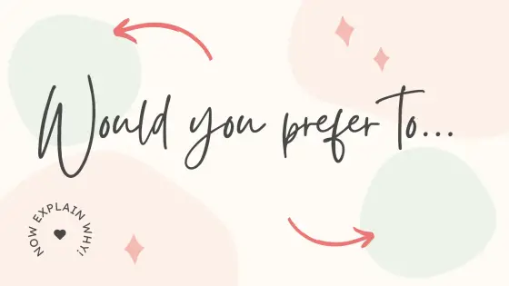 Would you prefer to...? – cover