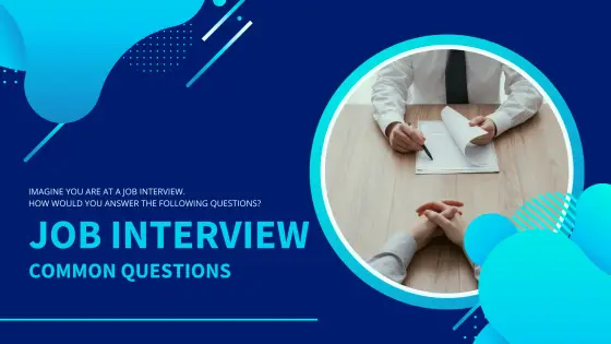Job interview – common questions – cover