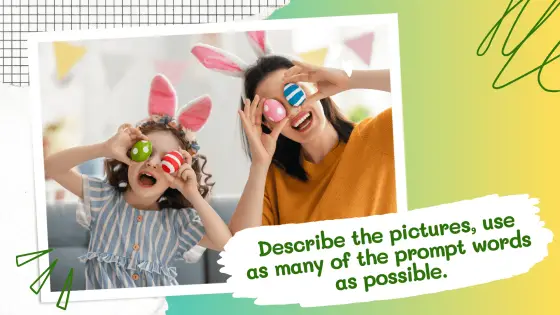 Easter – describing pictures with prompt words – cover
