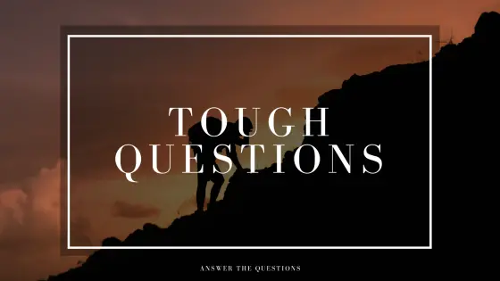 Tough questions – cover