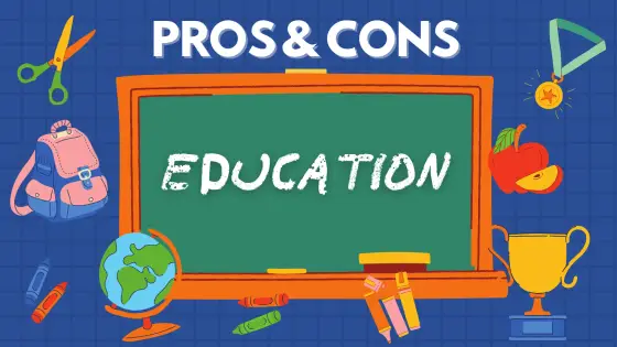 Pros & cons – education – cover