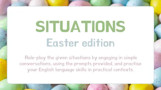 Situations for A1 – Easter – cover