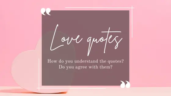 Famous quotes – love – cover