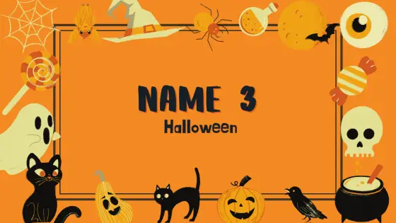 Name 3 – Halloween (level up) – cover