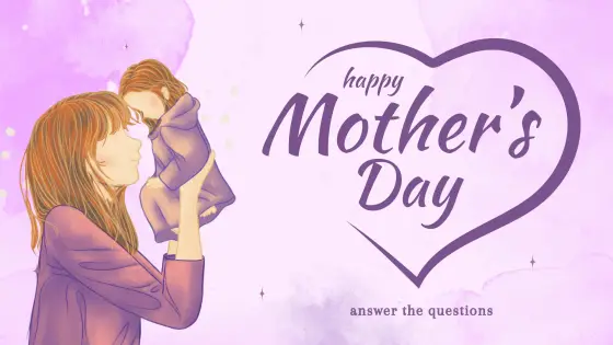 Mother's Day – 10 easy questions – cover