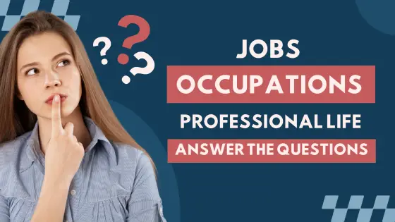 Jobs, occupations and professional life – cover