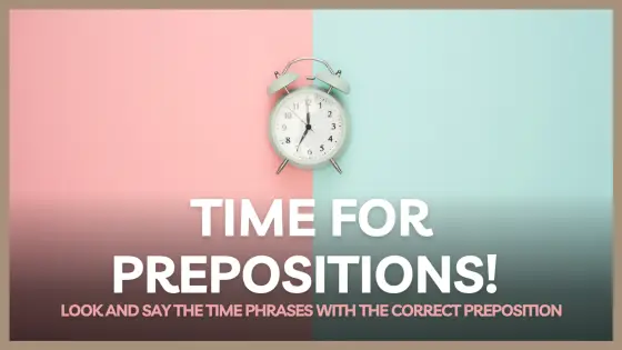 Time for prepositions! – cover