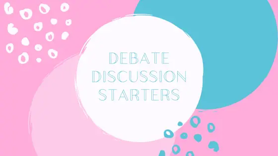 Debate discussion starters – cover