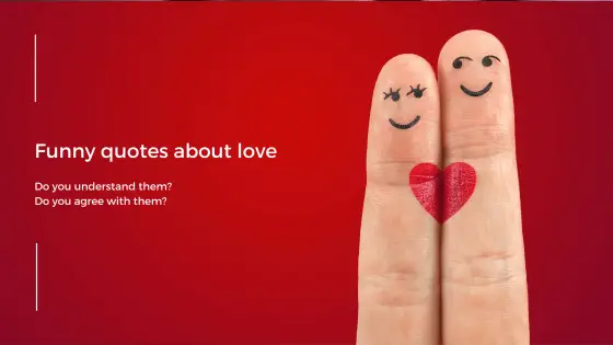 Famous quotes – love (humourous) – cover