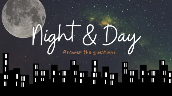Idioms – night & day – cover