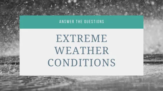 Extreme weather conditions – cover