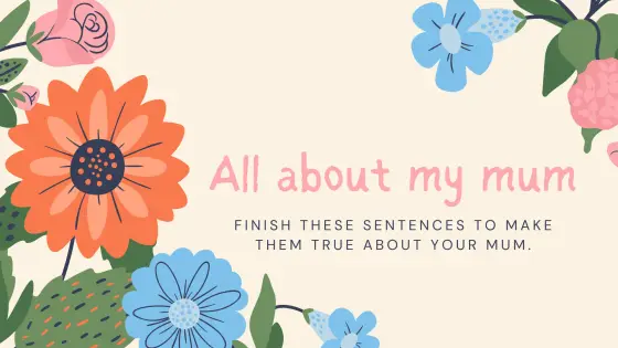 All about my mum – cover