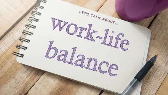Let's talk – about work-life balance – cover