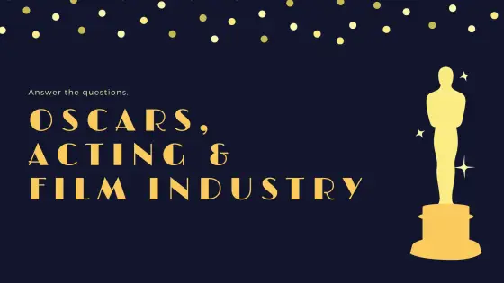 Oscars, acting & film industry – cover