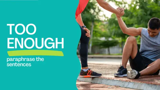 Too/enough – finishing sentences – cover