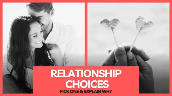 This or that – relationship choices – cover