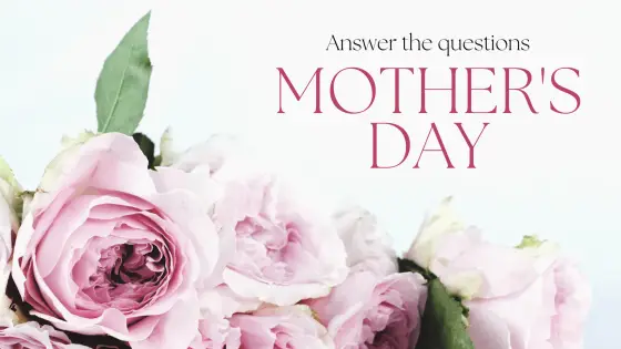 Mother's Day – questions – cover