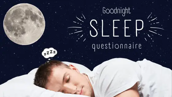 Sleep questionnaire – cover
