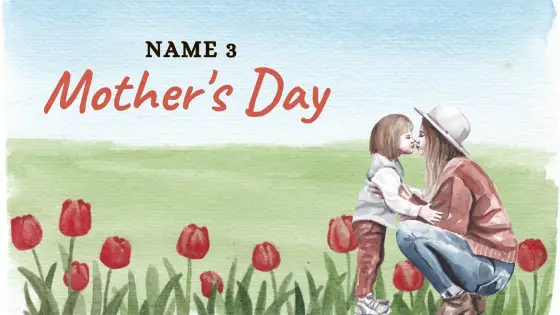 Name 3 – about your mum (personal) – cover