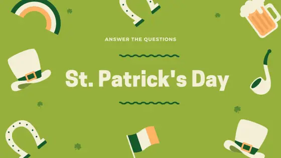 St. Patrick's Day – general questions – cover