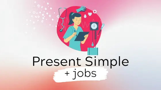 Present simple – talking about jobs – cover