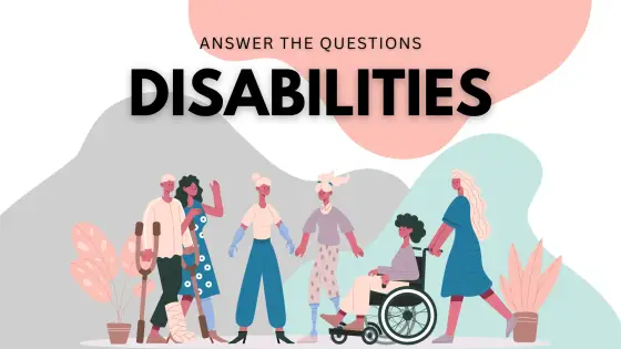 Disabilities – cover