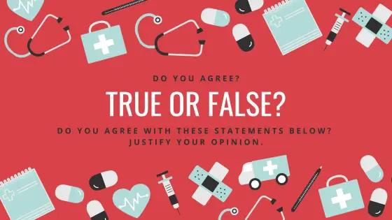 True or false? – medicine and health – cover