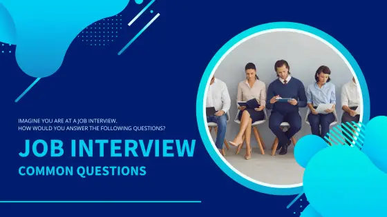 Job interview – common questions – cover